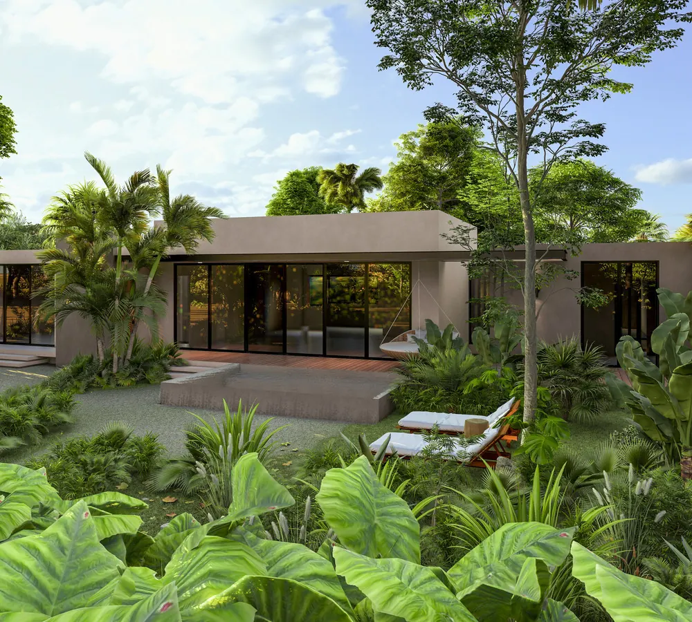 Render of Villa Toronja (type A), inside, view 1