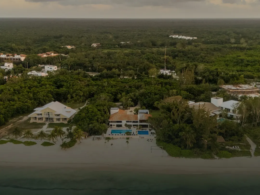 Vista aérea de la isla de Cozumel