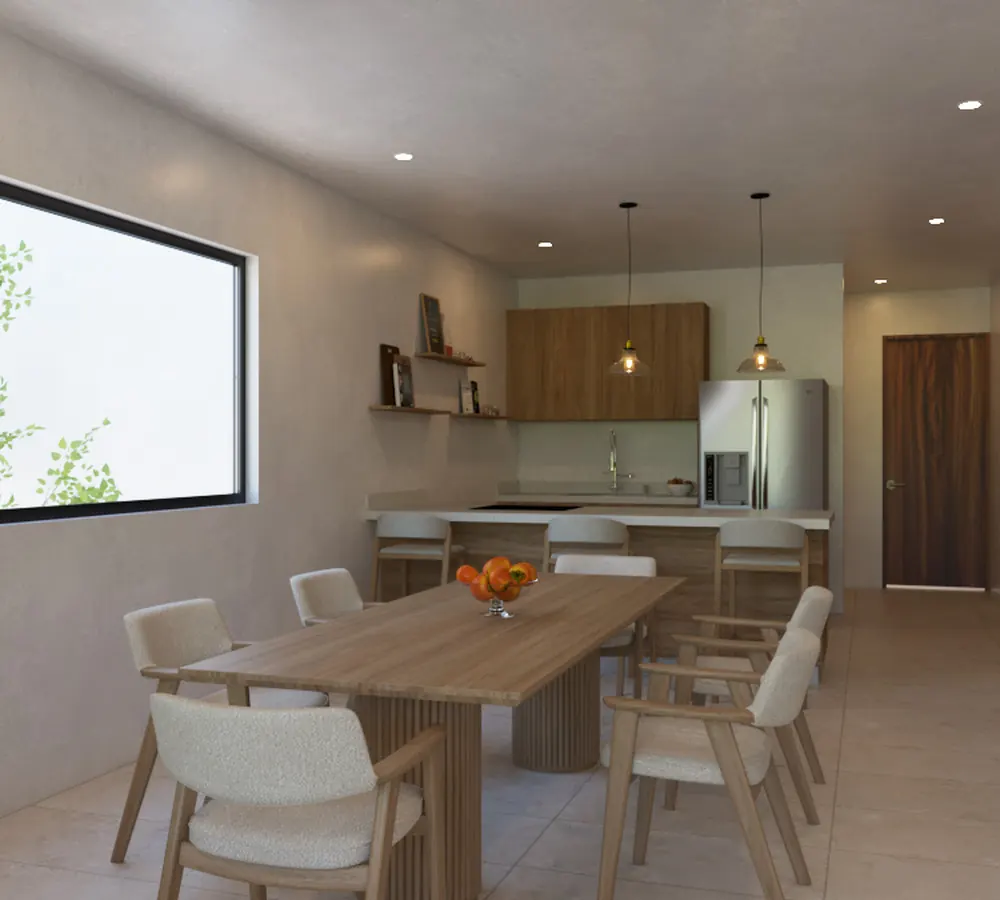 Render del edificio Coco (C), por dentro, vista 2