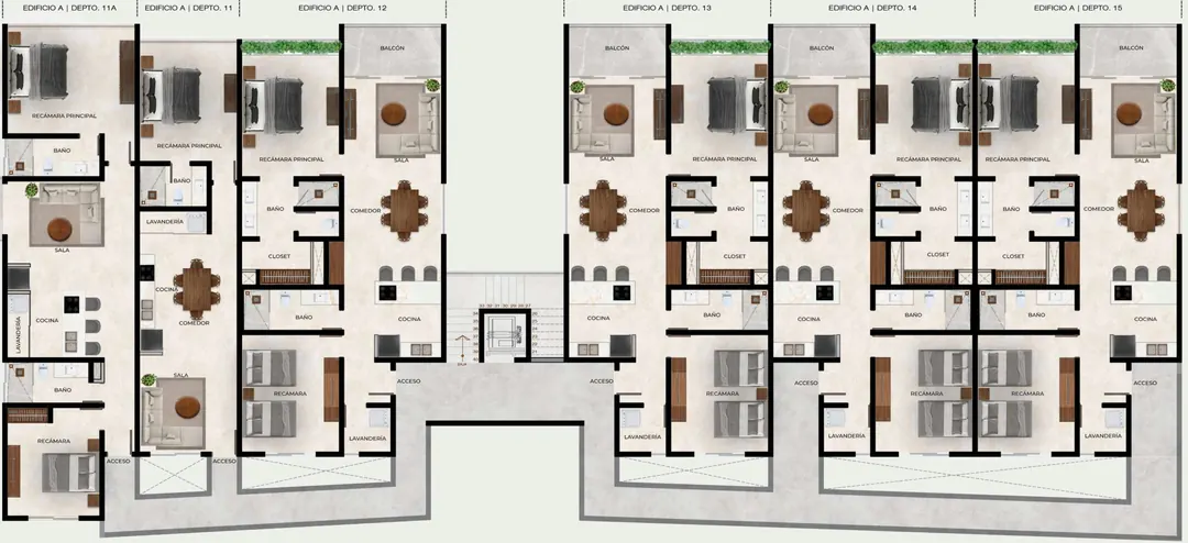 Edificio A · nivel 3