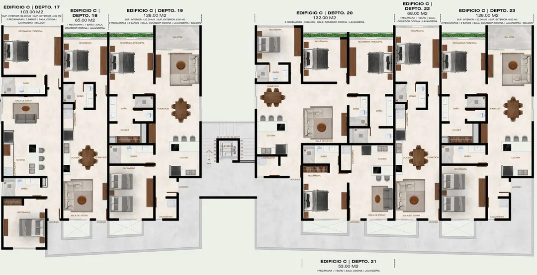Edificio C · nivel 3