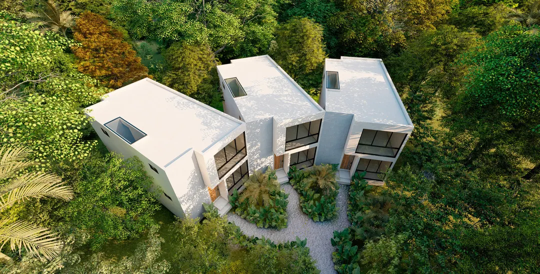 Exterior de la villa tipo C